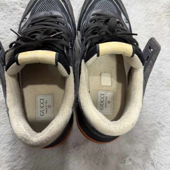 Gucci Ultrapace Suede Sneaker Men\'s Size 10G/10.5US Authentic W Box